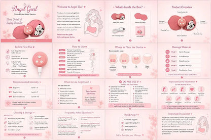 Advanced Wearable TENS Period Pain Relief Device - Rechargeable, Drug-Free, and Portable Menstrual Cramp Solution